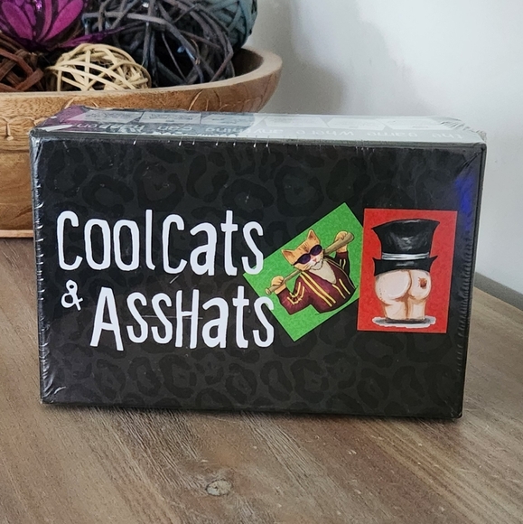 cats Other - 🎉😼💥 CoolCats & AssHats Card Game – New in Original Packaging - Party game